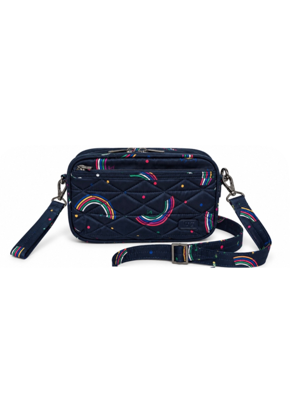 Lug Roundabout 2 Crossbody Bag One Size Navy Rainbow